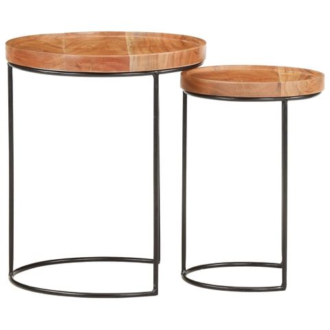 Unveiling the Charm of Acacia Wood and Steel Coffee Tables